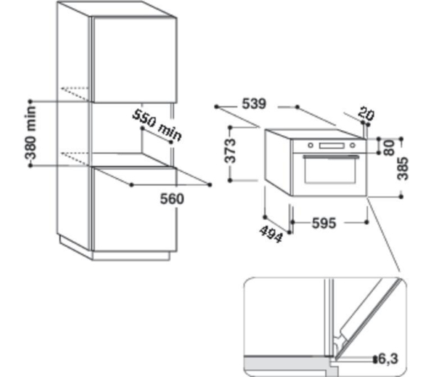 Whirlpool KUCH.MIKR. AMW 731 IX### - 1426574 - zdjęcie 5